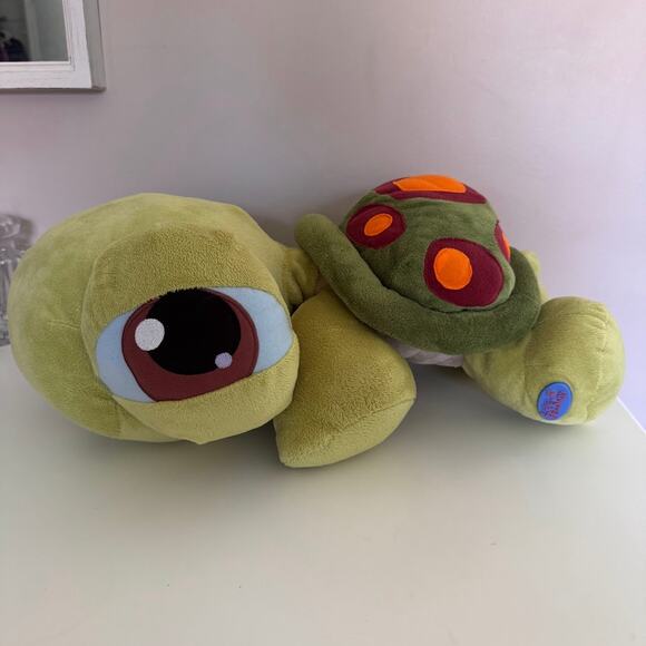 Hasbro Other - Littlest Pet Shop LPS Jumbo Turtle Plush Stuffed Animal Rare 2005 Hasbro